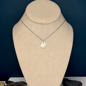 Lake Erie Lucky Stone L Necklace