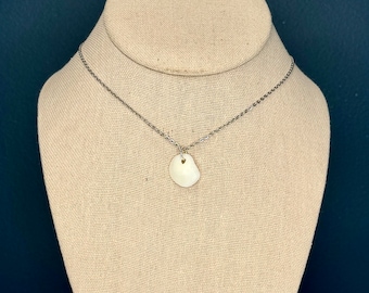 Lake Erie Lucky Stone J Necklace Etsy