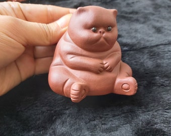 148 g Pottery Purple clay pot ceramic tea play tea funny clay pottery Collection fabulous wild beast a mythical wild animal brave troops