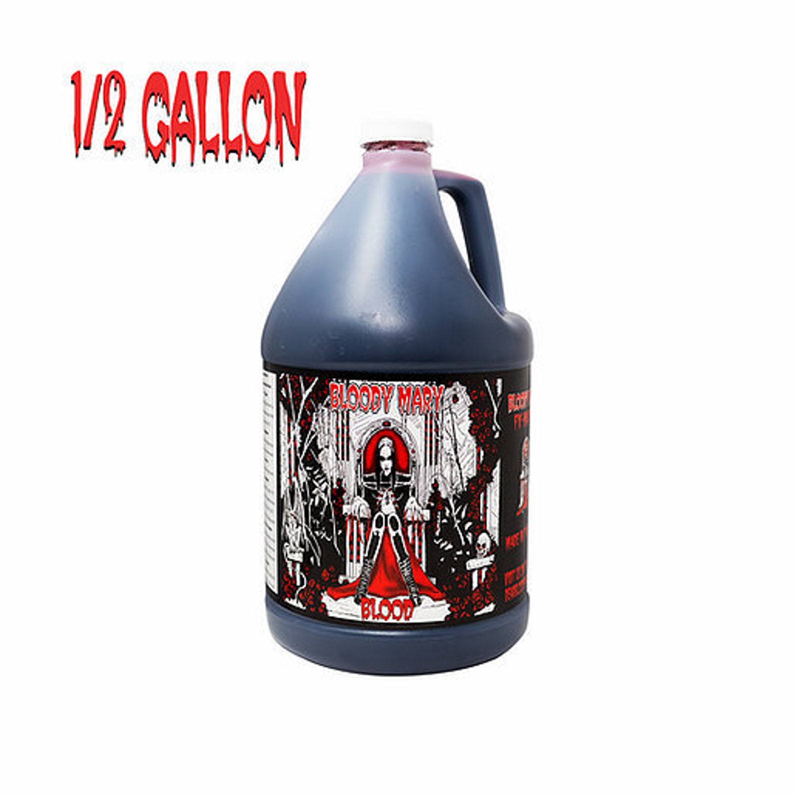 Bulk Theatrical Blood from Bloody Mary 1/2 Gallon Fake Blood Etsy