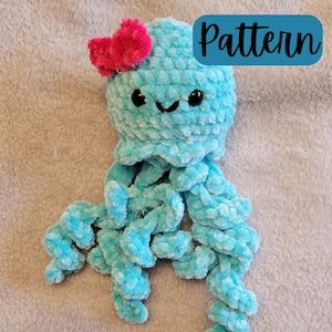 No Sew Jellyfish Crochet Pattern, Amigurumi Crochet Pattern, Jellyfish Plush Pattern, Ocean Animal Gift, Gift Tutorial, PDF File