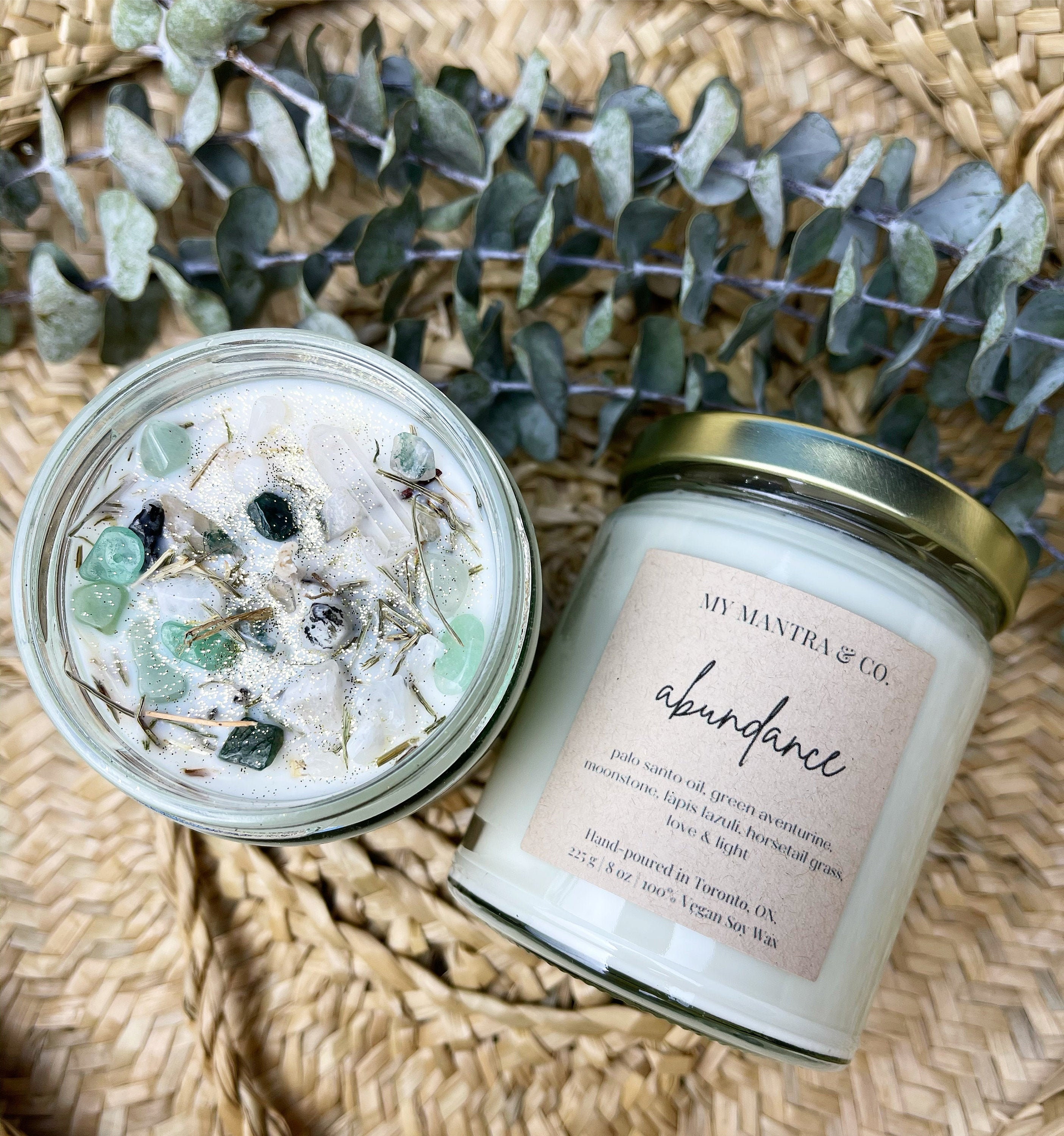 Abundance Candle Money Attracting Candle Prosperity Candle Etsy