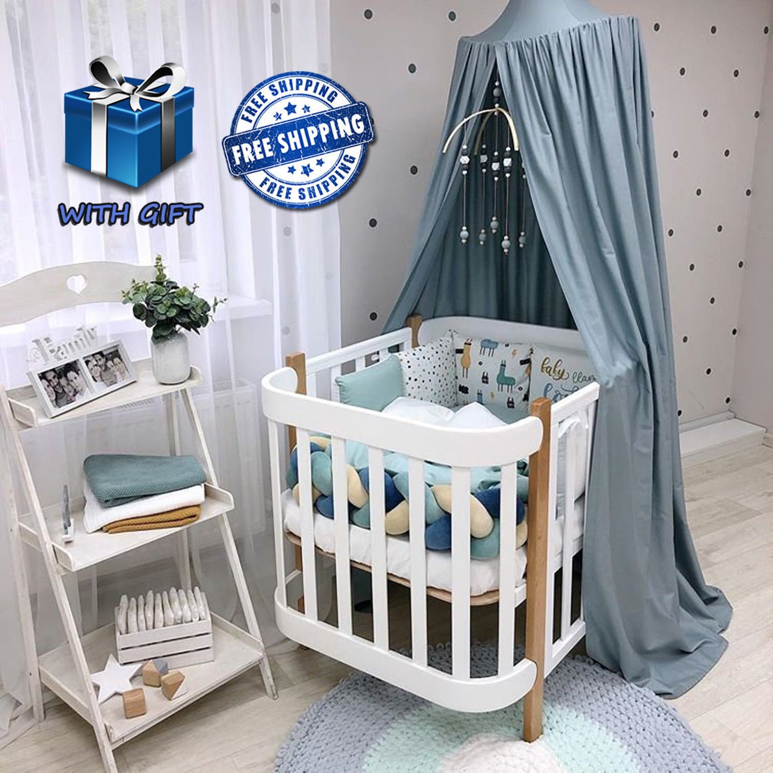 Baby Luxury Crib Bedding Set Cot Bedding for little Prince Etsy