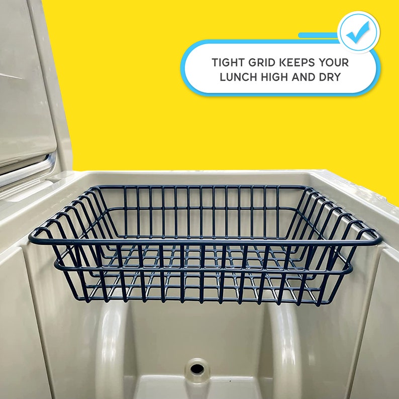 Above Sea Level cooler basket inside a Yeti Haul