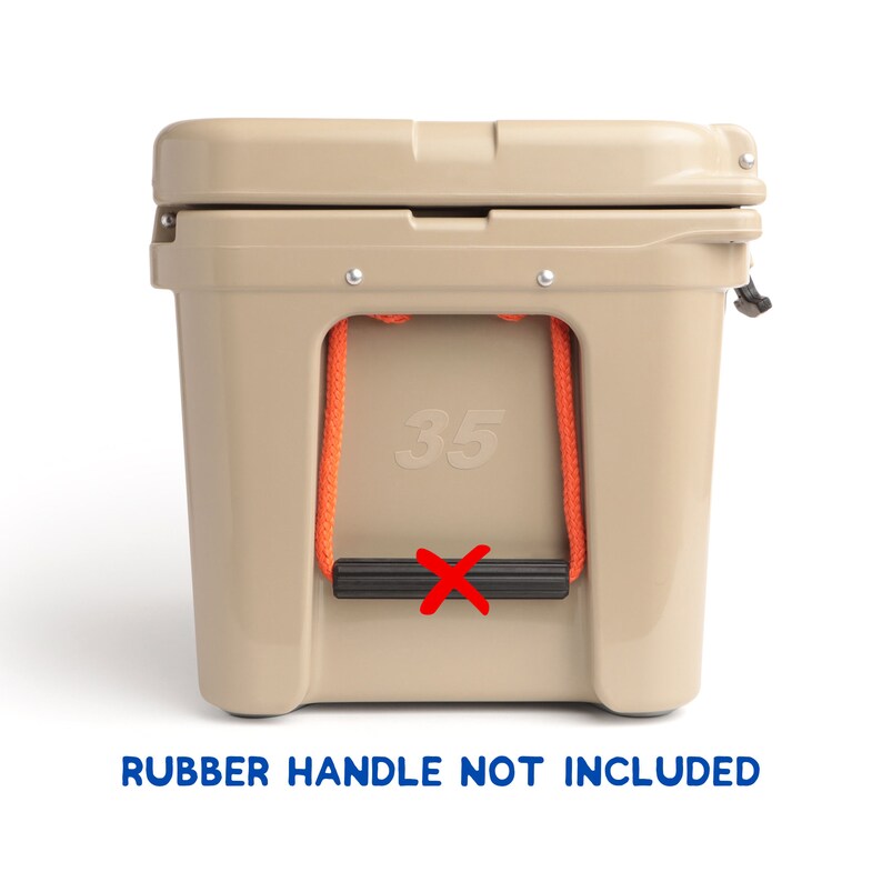 Colored Rope Handles for YETI Coolers and RTIC Coolers Customize Your