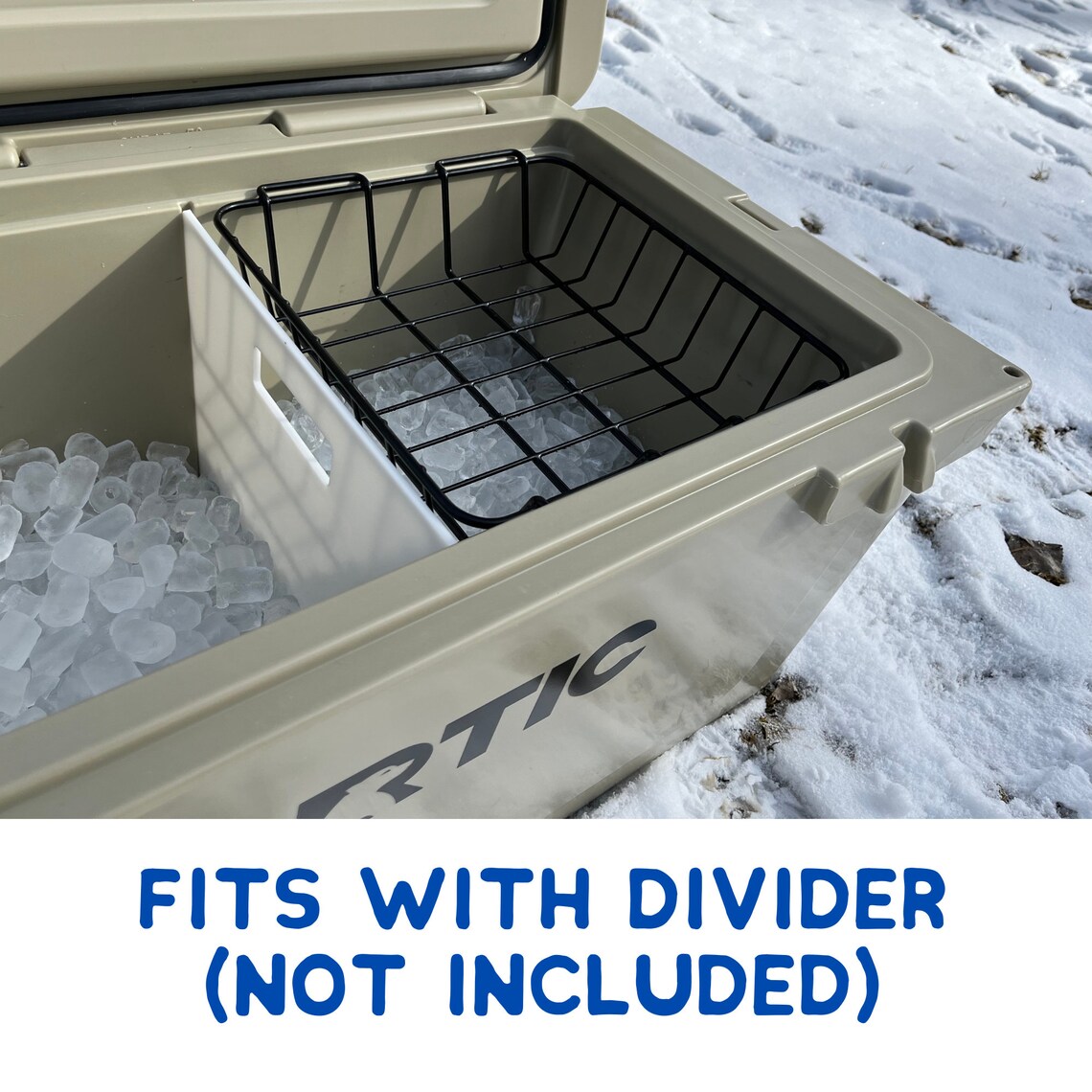 Cooler Basket for RTIC 65 Qt Dry Goods Wire Rack for 65 Qt RTIC Cooler Compatible With Cooler