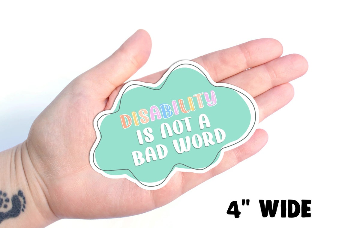 Disability Sticker Disabled Sticker Autism Sticker Etsy