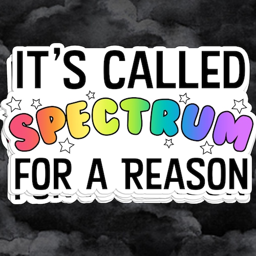 Neurodiversity Sticker Autism Sticker Actually Autistic Etsy