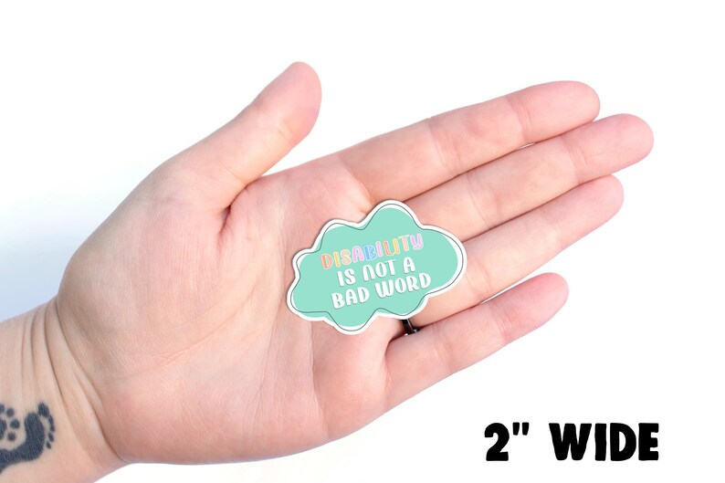 Disability Sticker Disabled Sticker Autism Sticker Etsy