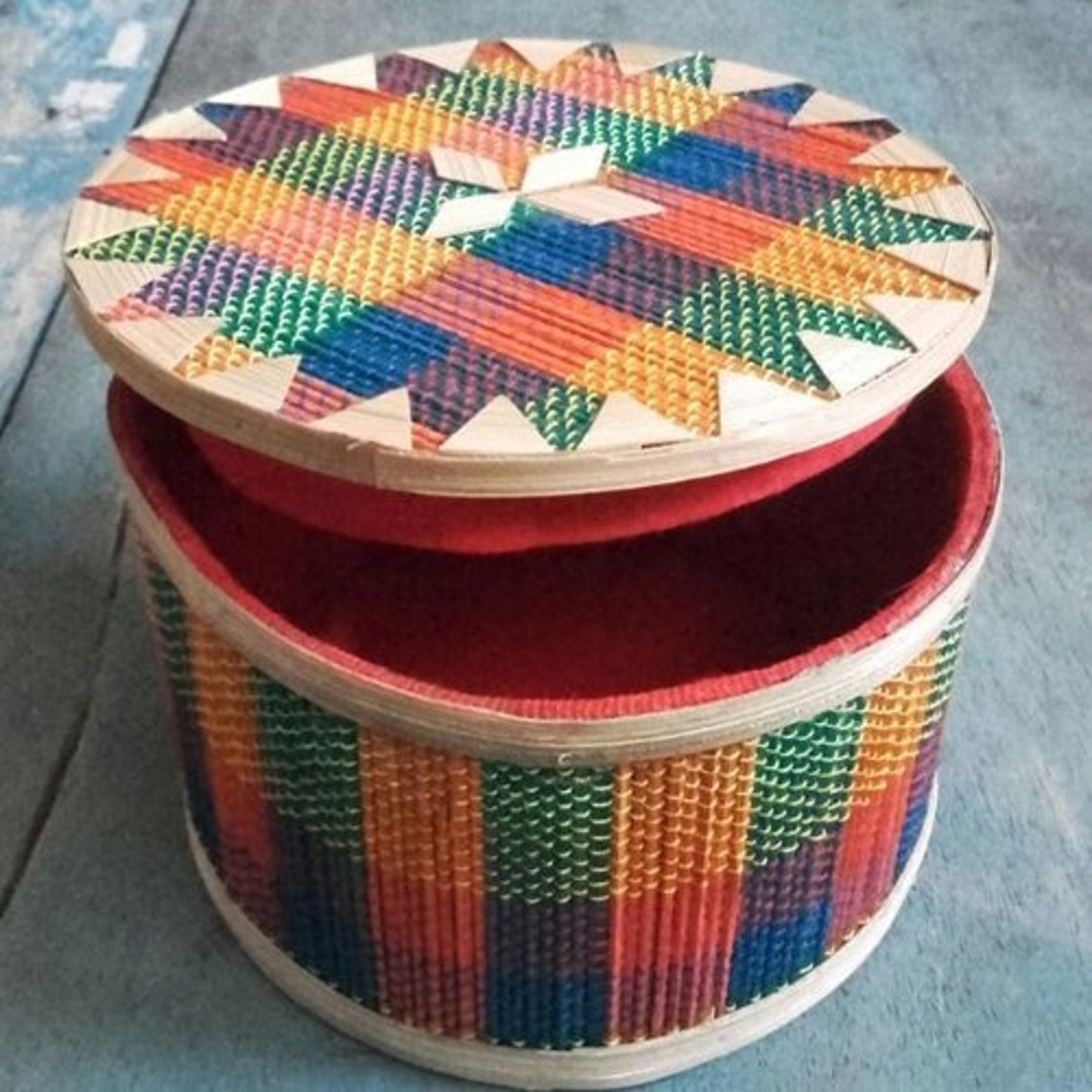 Whiteshelle Sanding Bamboo Box Etsy