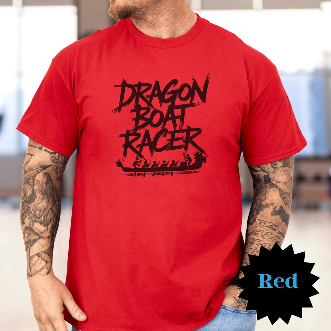 Shirt Racing Boating Dragon Boat Racing Tee, Paddle Team Shirt, Unique Water Sport Shirt ...