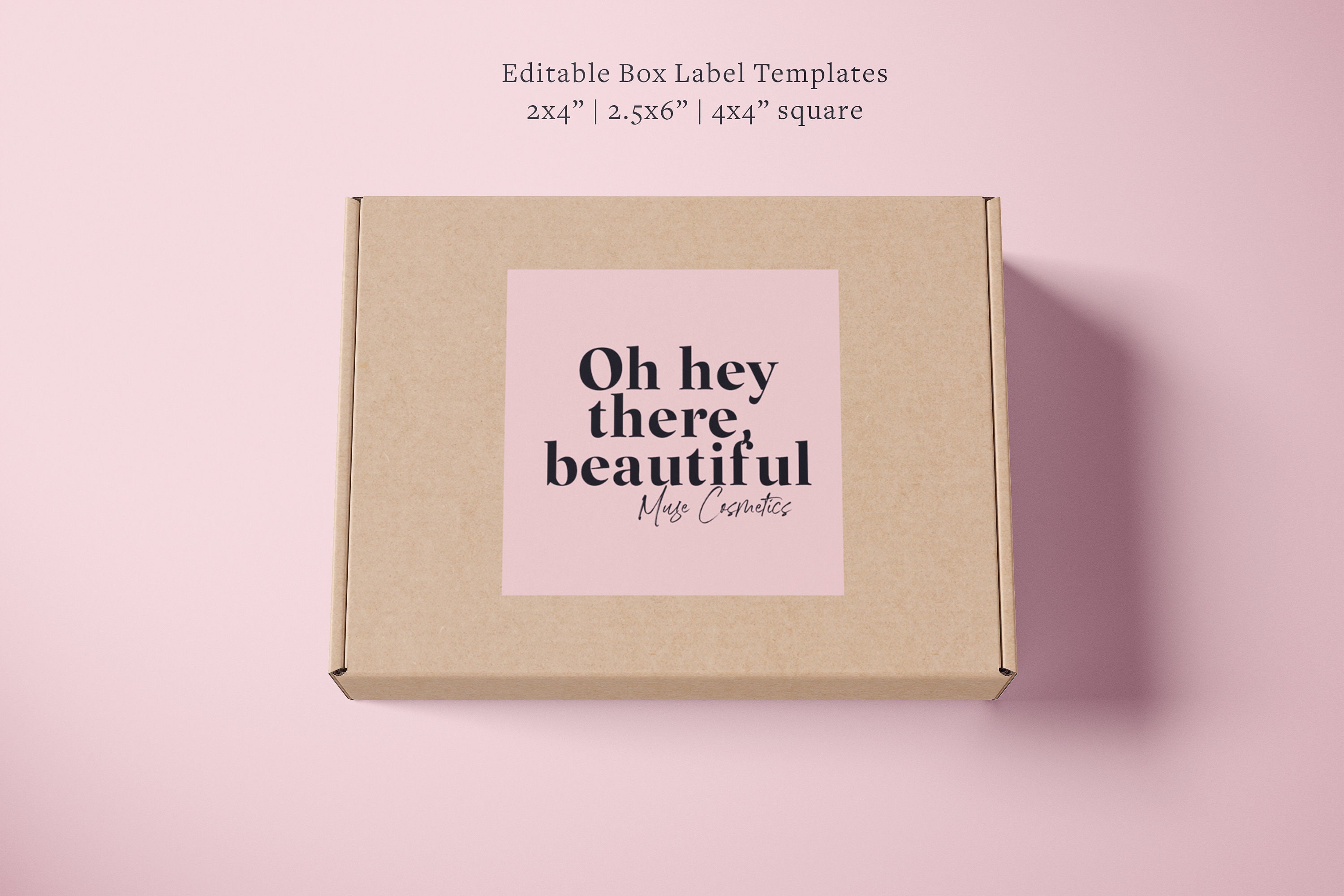 Editable Branded Packaging Template Bundle Add Your Logo - Etsy Canada