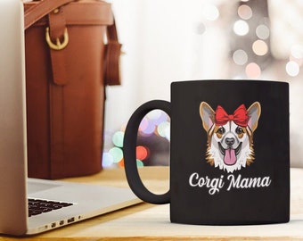 Corgi Coffee Mug, Corgi Mama Mug, Corgi Lover Gift, Corgi Cup, Dog Lover, 11 oz Dog Mug, Corgi Mom Gift, Corgi Christmas Gift