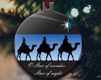 Three Wise Men Christmas Ornament: Personalized Religious Gift