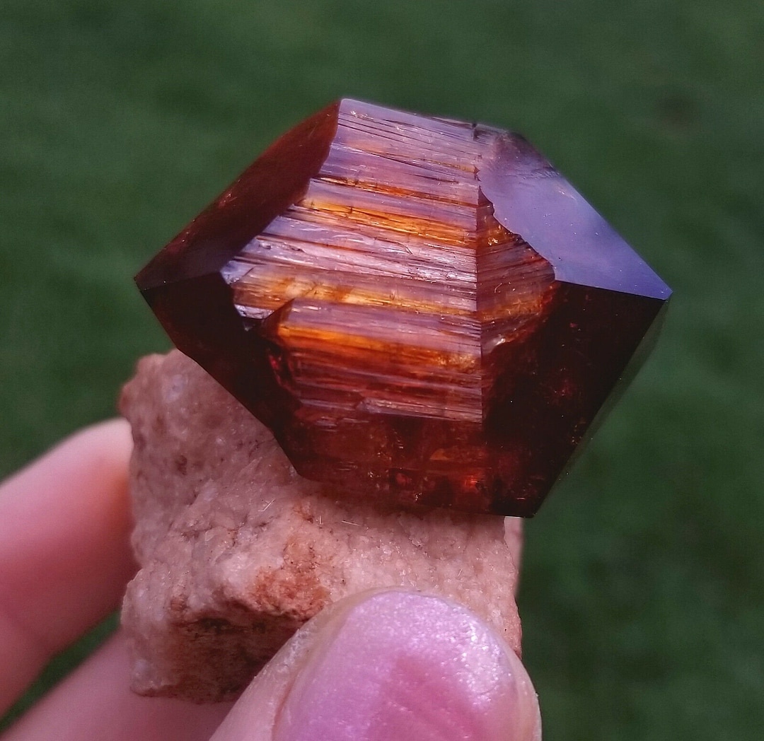 Arcanite Lab Grown Crystals, Redbrown Twinned Crystals From Poland 5.2
