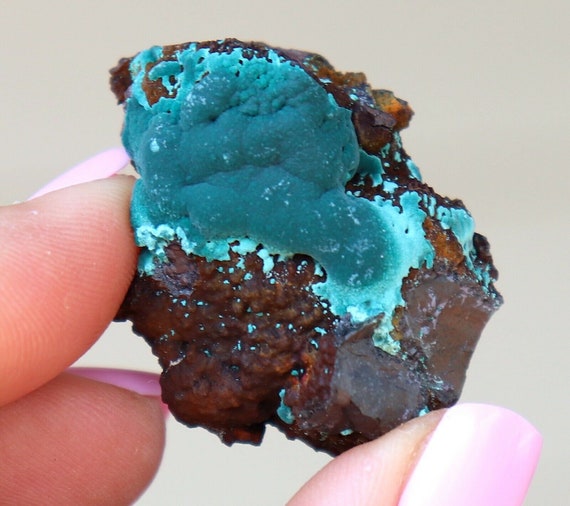 Mexico Rosasite On Matrix Electric Teal Blue Color Home Décor Rocks ...