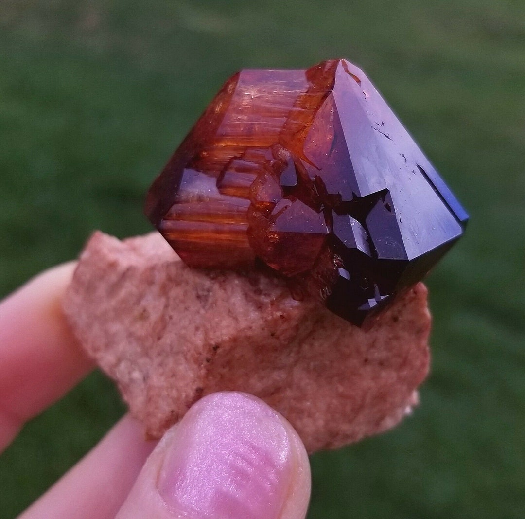 Arcanite Lab Grown Crystals, Redbrown Twinned Crystals From Poland 5.4