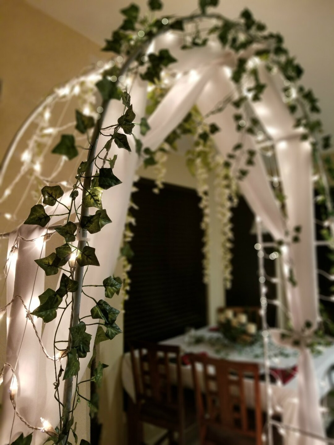 Silk Ivy Vines 84ft Plastic 12 Pack Leaf Garland Plants Etsy