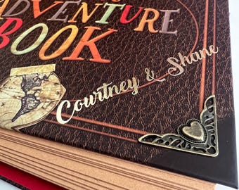 Our adventure book photo album, up adventure photo album, wedding gift, gift for couples, anniversary gift, gift for him, gift for her