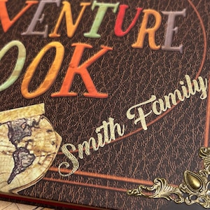 Our adventure book, Personalized Family Adventure Book, Up Inspired Scrapbook, Family Photo Album, Memory Book, Family Keepsake Gift