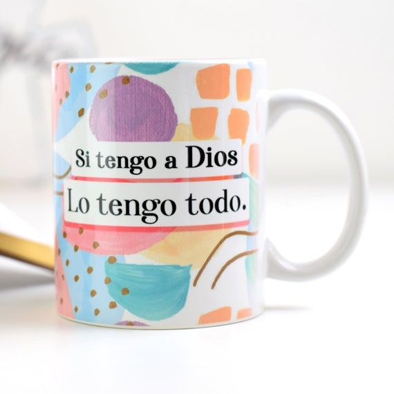 Taza De Cafe, Taza Con Frase Cristiana, Regalo Para Mujer, Regalo