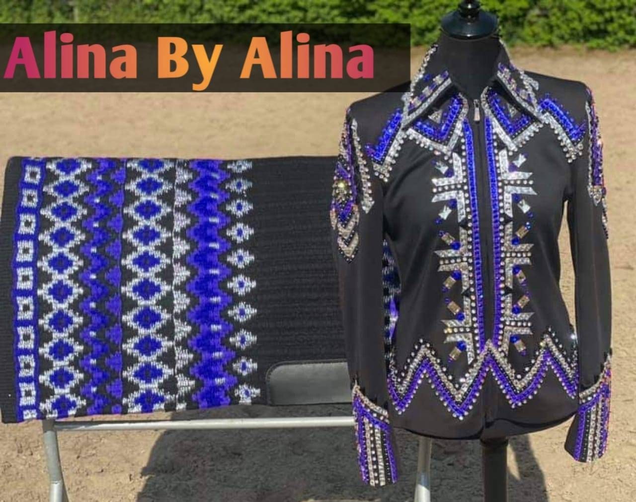 Veste Western Custom Rodeo Queen Showmanship. Chemise western de concours équestre, équitation, veste rail femme, Western ShowJacke - Canada