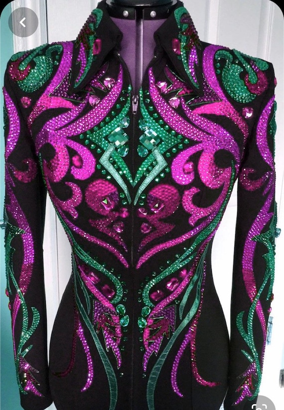 Western Custom Rodéo Queen Showmanship Horsemanship Women Rail Show Chemise