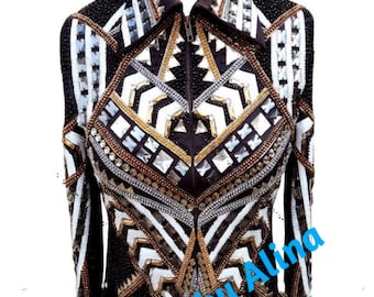 Chemise western personnalisée Rodeo Queen Showmanship