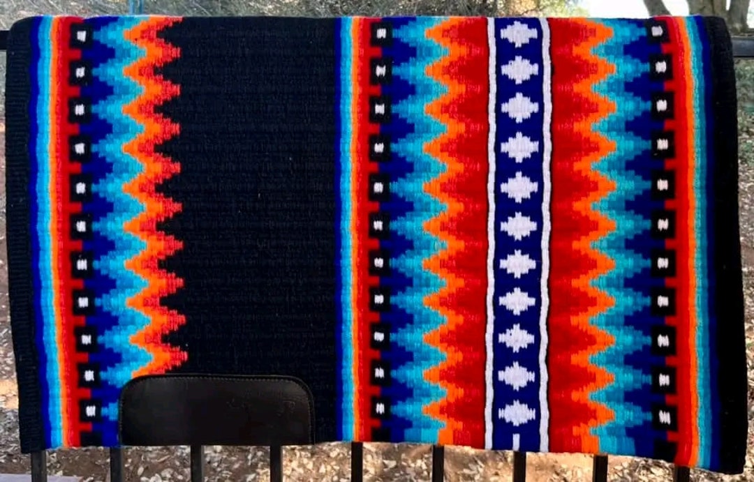 Wool Saddle Blanket or Saddle Pad Size 3442 Etsy