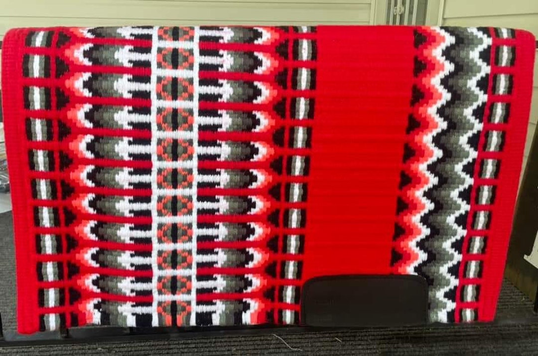 100% New Zealand wool saddle blanket main image 1