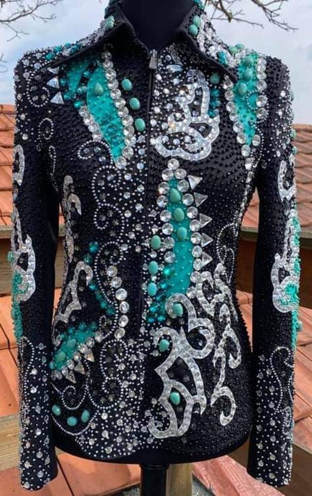 Western Custom Rodeo Showmanship Horsemanship Women Rail Jacket - Etsy