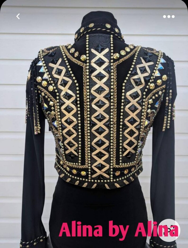 Boléro Avec Chemise Intégrée Pour équitation Western - LUX SHOW APPAREL - Neuf