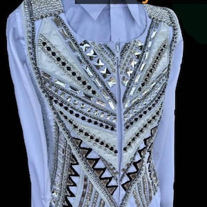 Veste De Spectacle Western - Unicorn Show Girl - Showmanship - Fabriquée En Inde