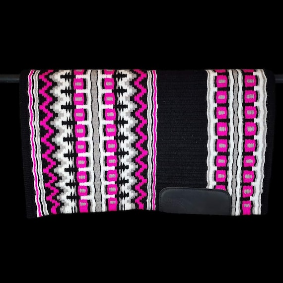 Couverture Selle Design Droit Ridex Couverture De Selle Western Ridex En Laine – Design Droit, Fait Main En Inde, Neuve (lisez Description) Fort Western