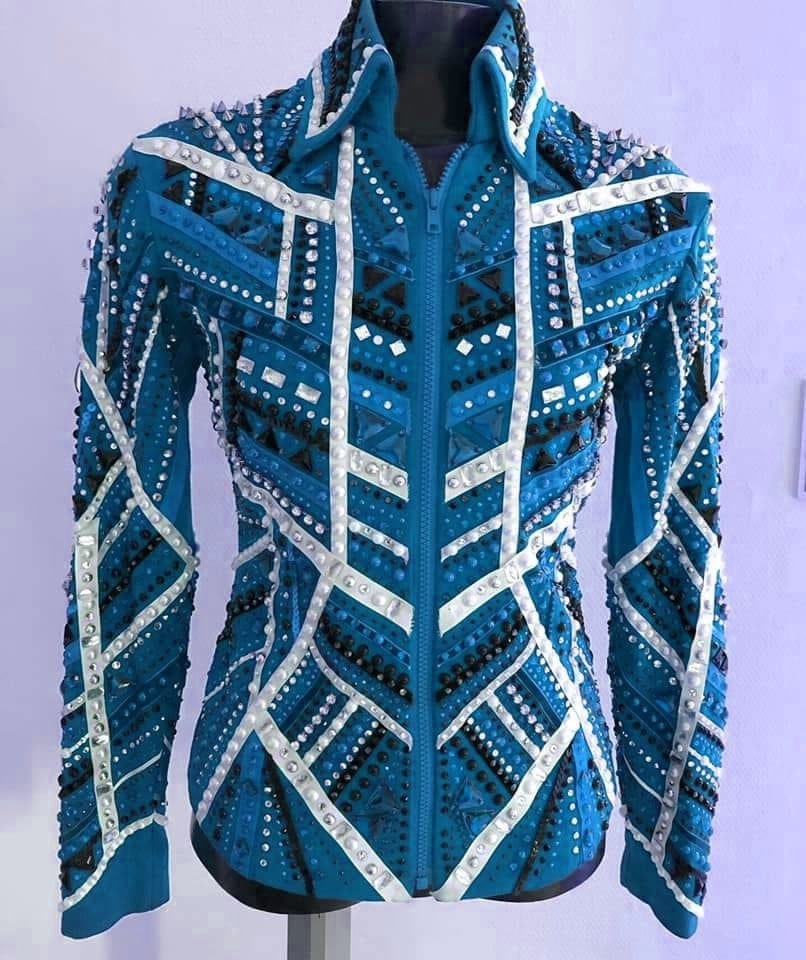 Blouse Gilet Western Showmanship – Femme – Rodéo Concours – ADAM EXIM – Neuf