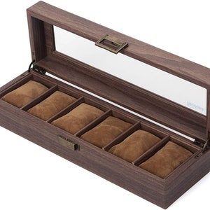 Personalized Watch Box Watch Box for Men Groomsman Gift Best Man Gift Watch Case Gift for Dad Watch Holder Christmas Gift For Him.jpg