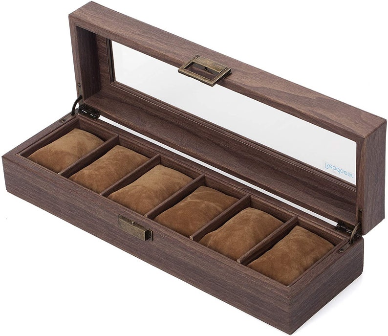 Personalized Watch Box Watch Box for Men Groomsman Gift Best Man Gift Watch Case Gift for Dad Watch Holder Christmas Gift For Him.jpg