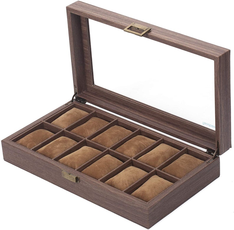 Personalized Watch Box Watch Box for Men Groomsman Gift Best Man Gift Watch Case Gift for Dad Watch Holder Christmas Gift For Him.jpg