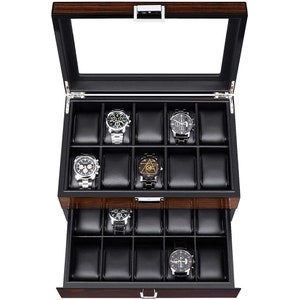 Personalized Watch Box For Men, Engraved Wooden Jewelry Display Organizer with Funny Quotes, Custom Christmas Gift For Him, Groomsman Gift