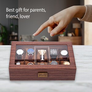 Personalized Watch Box Watch Box for Men Groomsman Gift Best Man Gift Watch Case Gift for Dad Watch Holder Christmas Gift For Him.jpg