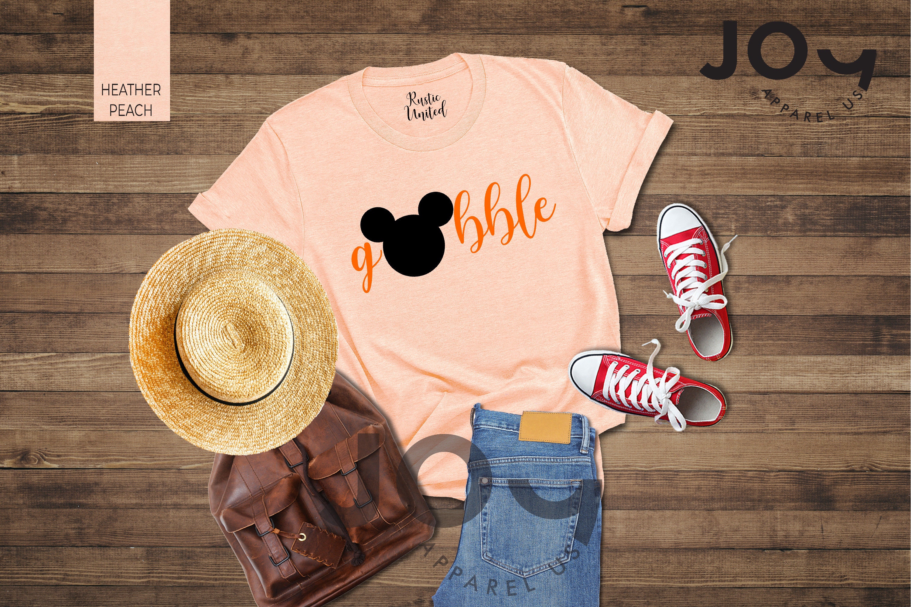 Disney Thanksgiving Family Shirt Mickey Gobble Shirt  Etsy