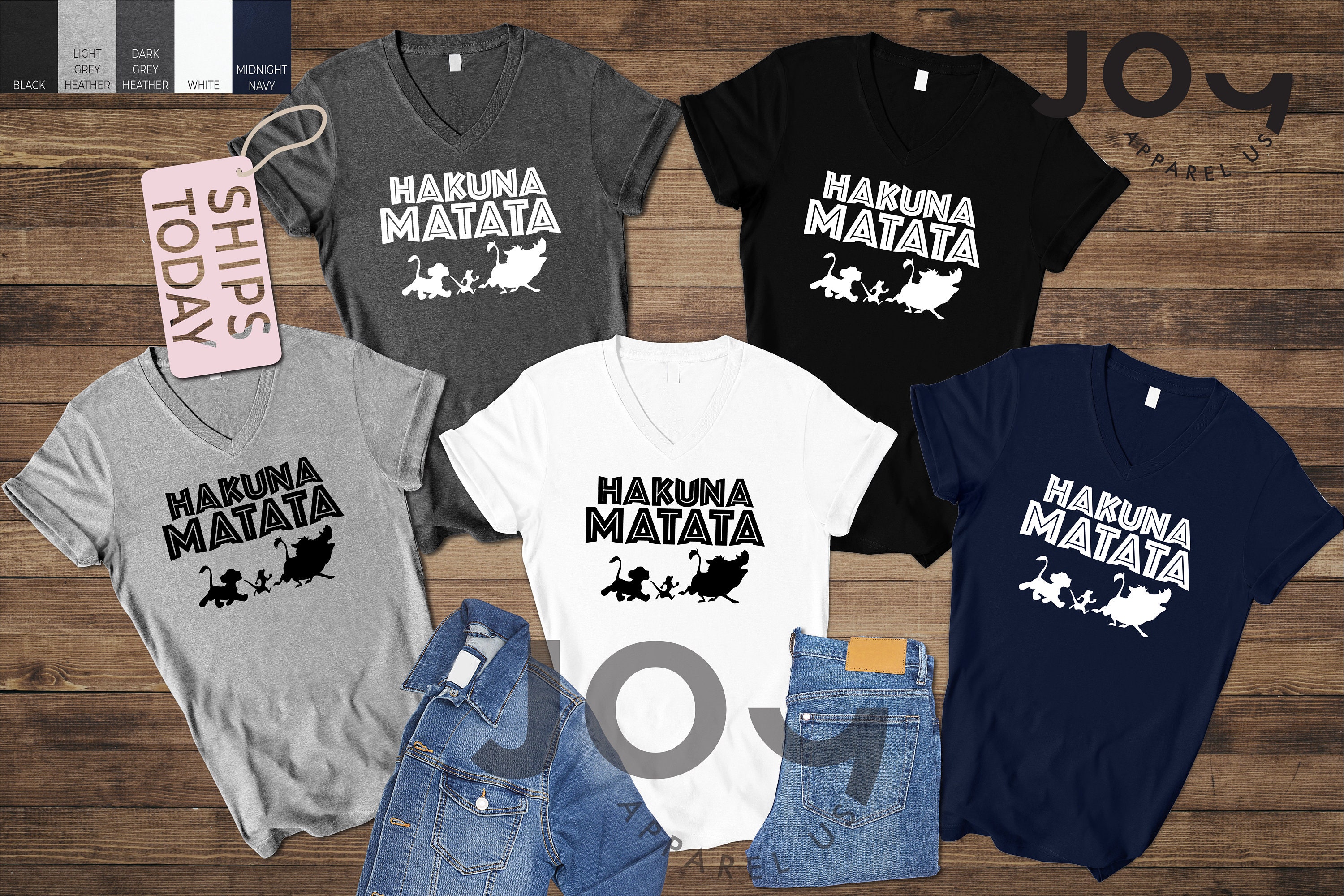 Disney Hakuna Matata Shirts Funny Disney Vacation Gift - Etsy