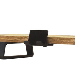 Desk Shelf Phone Mount.  Minimalist Phone Mount for MonitorMate Mini Pro Stand. Clean Tech Workspace.***Includes Phone Mount Only***
