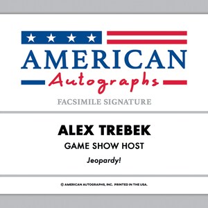 Tarjetas comerciales coleccionables de American Autographs imagen 7