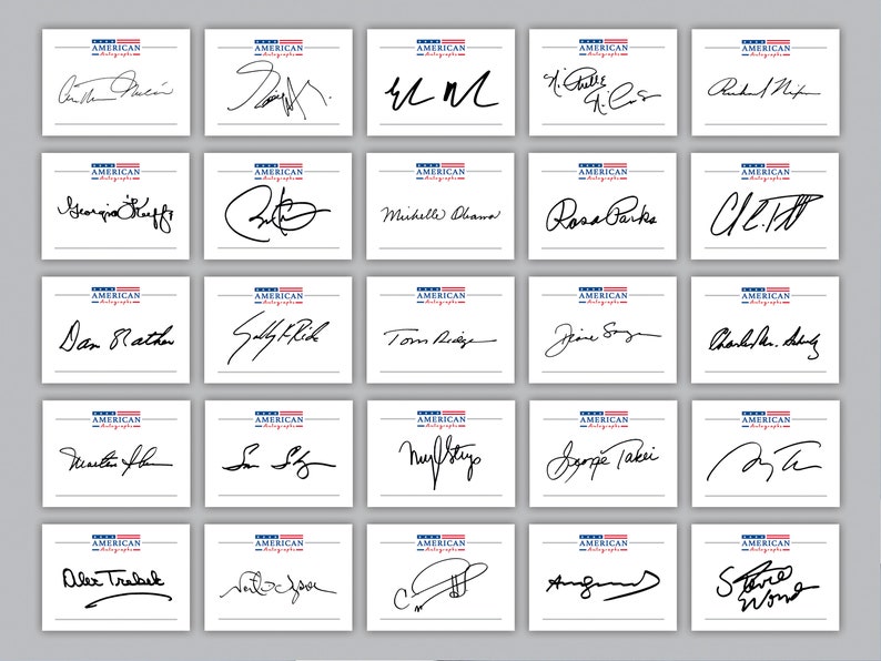 Tarjetas comerciales coleccionables de American Autographs imagen 5