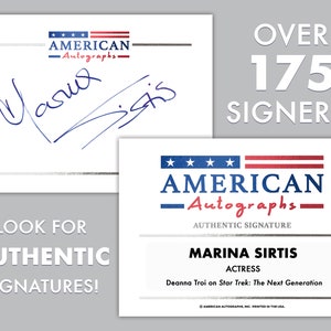 Tarjetas comerciales coleccionables de American Autographs imagen 3