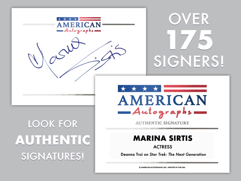 Tarjetas comerciales coleccionables de American Autographs imagen 3