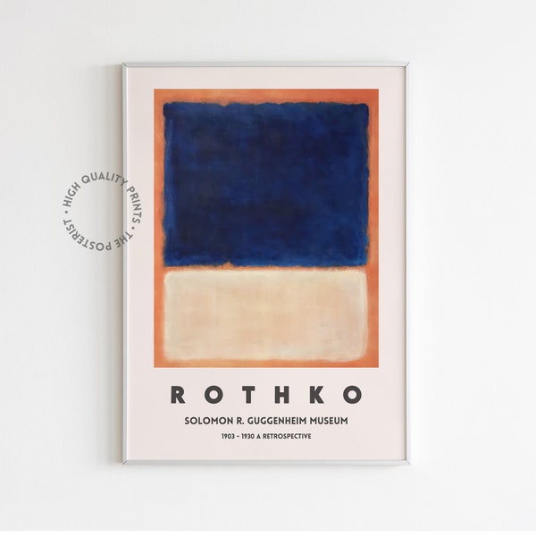 Mark Rothko Poster | San Francisco art | HIGH QUALITY design