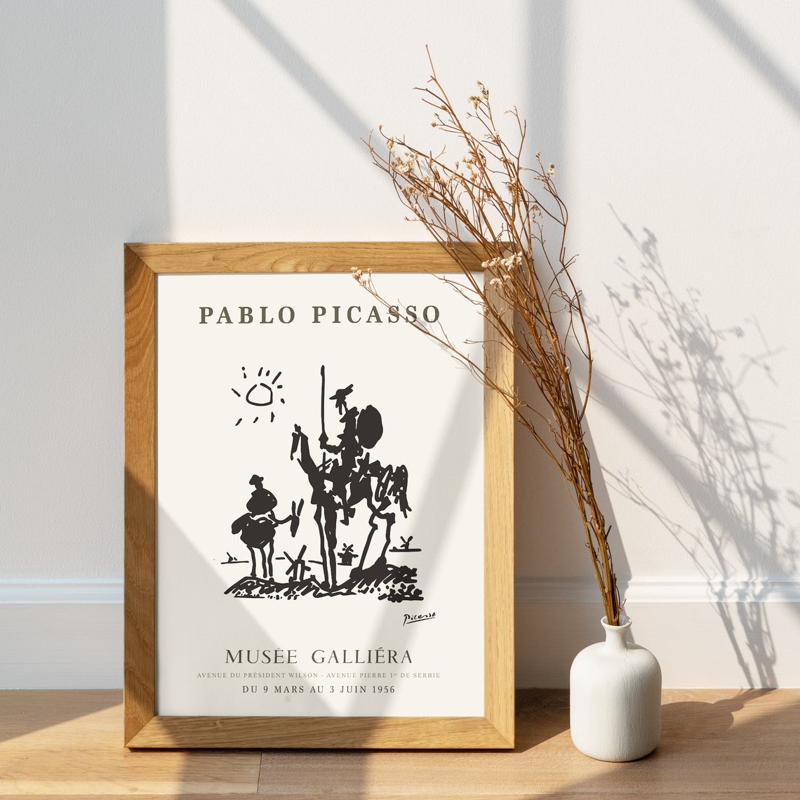 Pablo Picasso Don Quixote Printable Poster 1955 HIGH QUALITY Print - Etsy