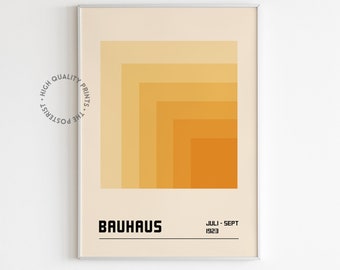 Bauhaus Exhibition Poster Print Design | Modern home decoration, Geometric Art Decor | DIGITAL ART, High Quality Art